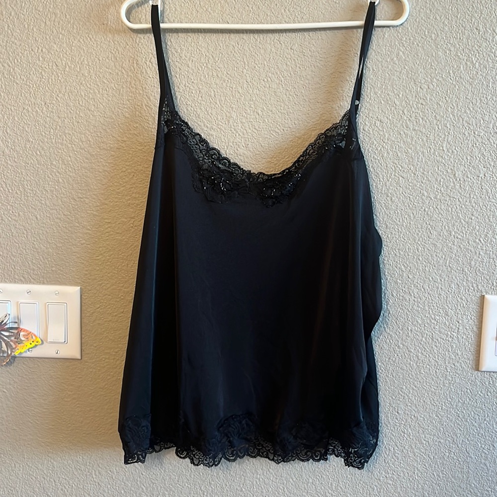 Lane Bryant 26/28 black lace Cami